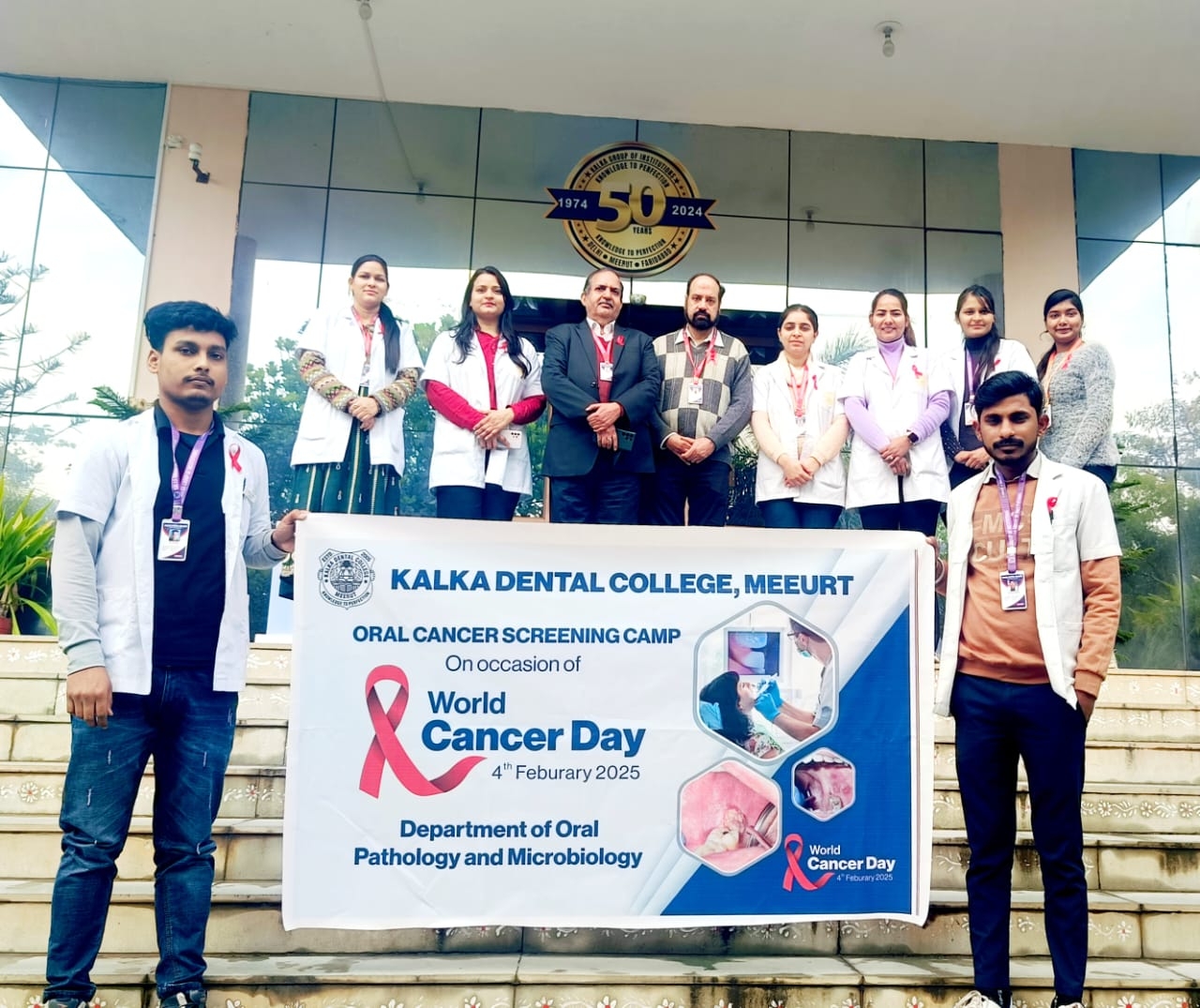 Poster Making competition on world cancer day by Department of oral pathology