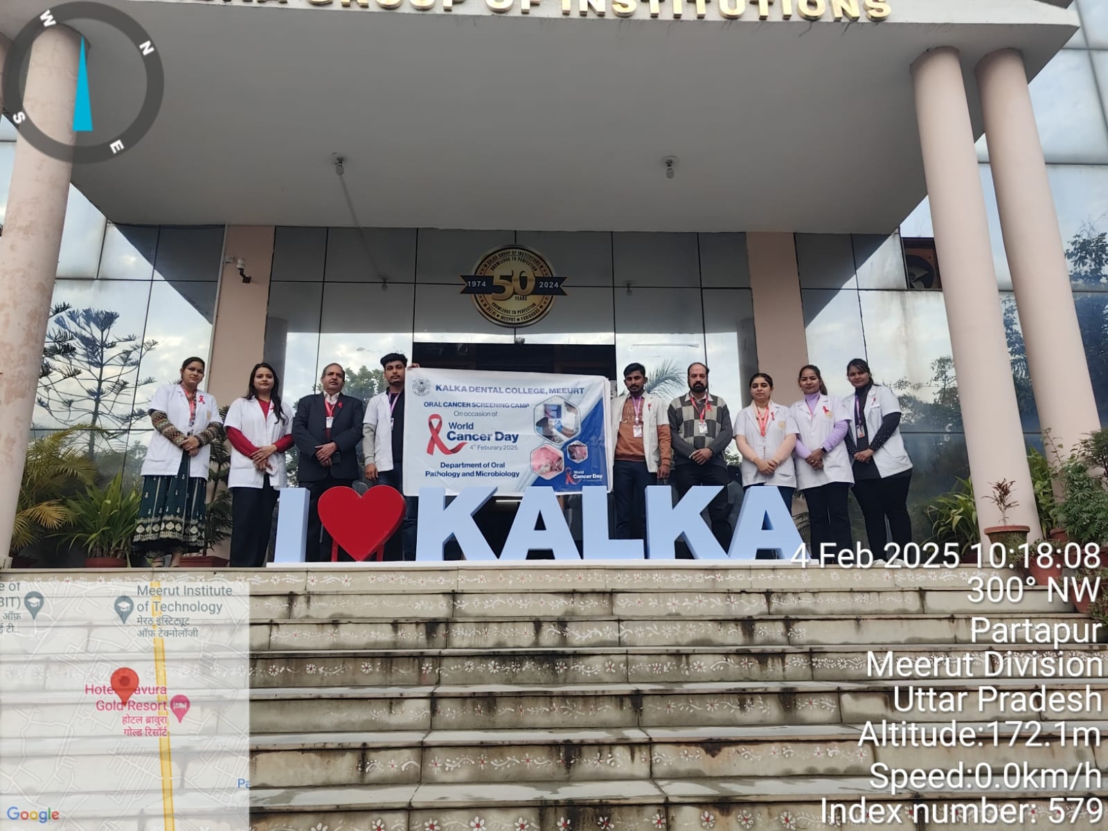Poster Making competition on world cancer day by Department of oral pathology