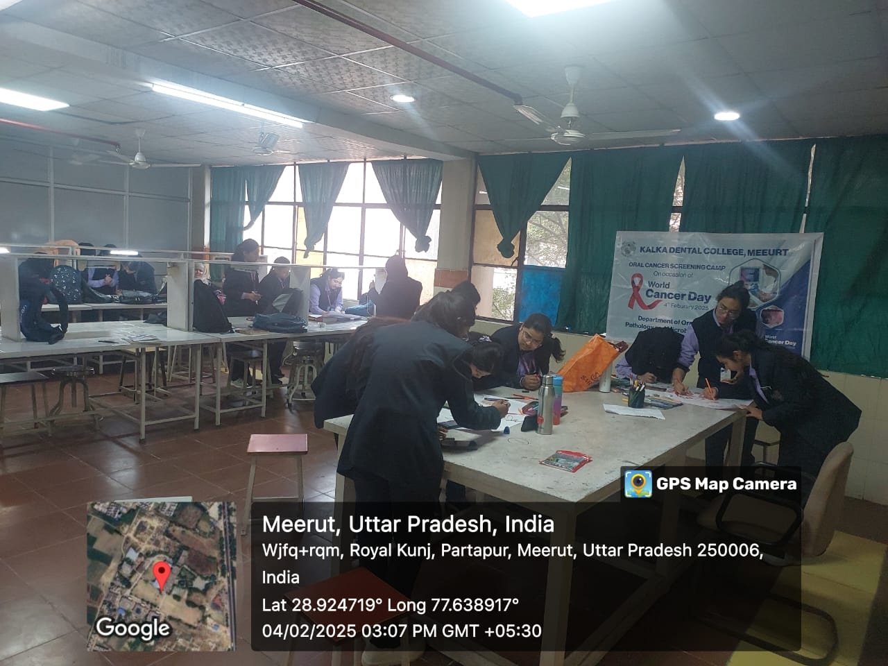 Poster Making competition on world cancer day by Department of oral pathology