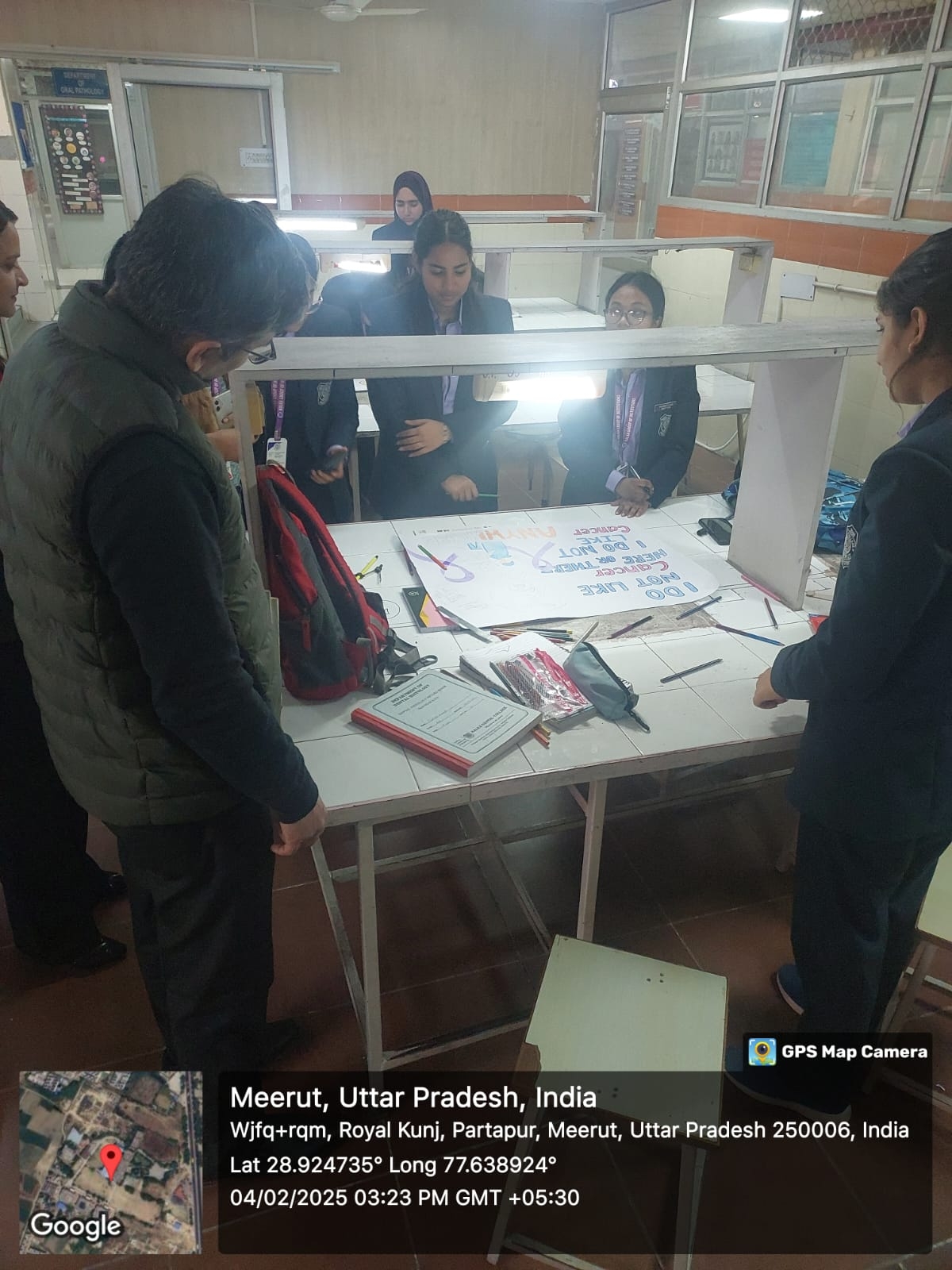 Poster Making competition on world cancer day by Department of oral pathology